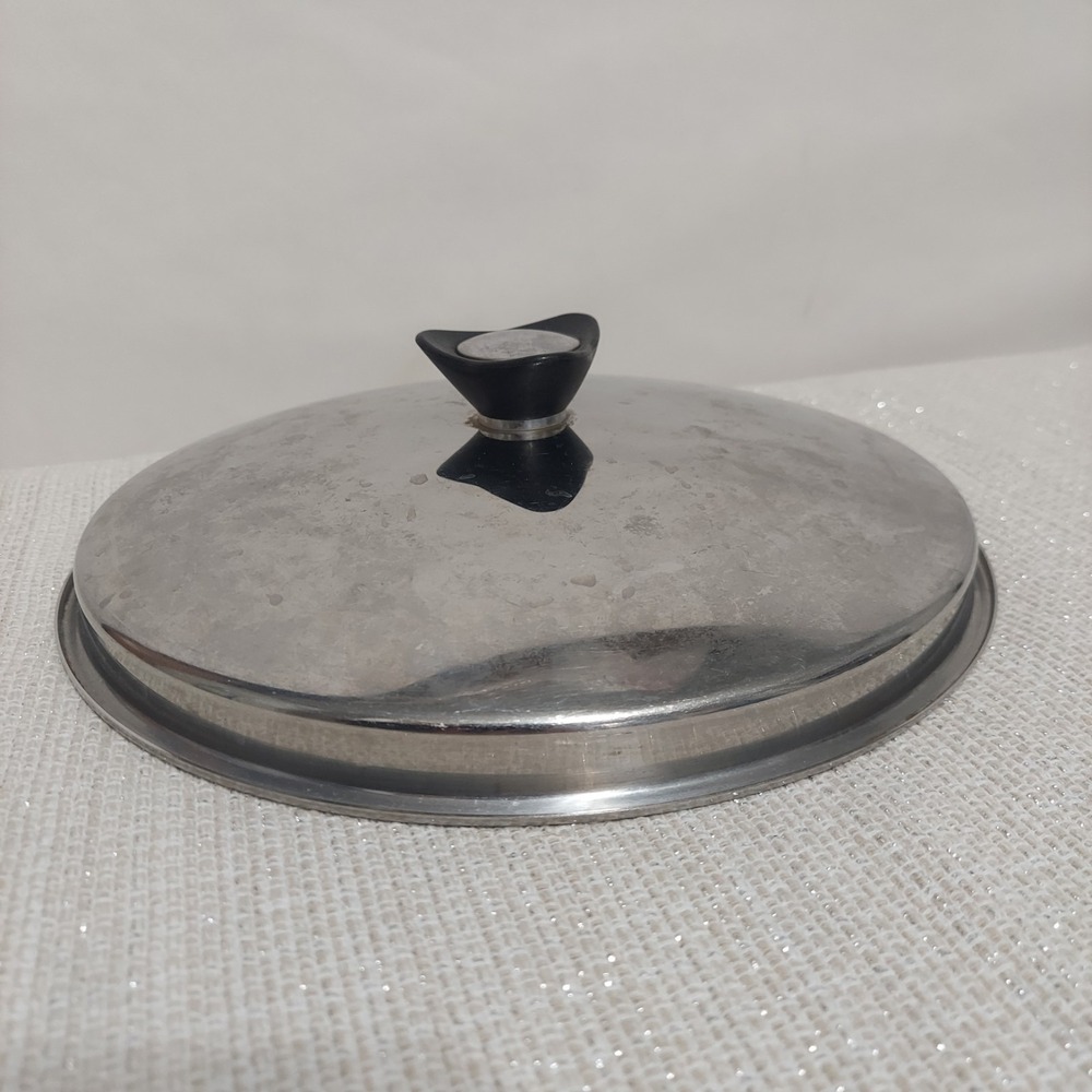 Vintage Regal Ware‎ Stainless Steel Lid 9.5" For Frying Pans
